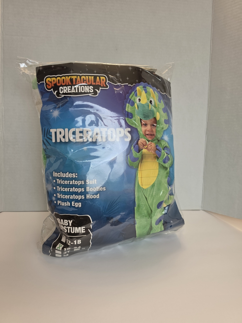 Spooktacular Creations Baby Triceratops Costume - Green